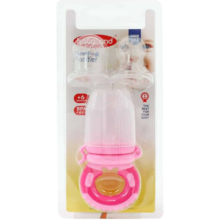 عصاره خوری و میوه خوری بچه سیلیکونی بی بی لند 6 ماه به بالا مدل 285 بیبی لند babyland