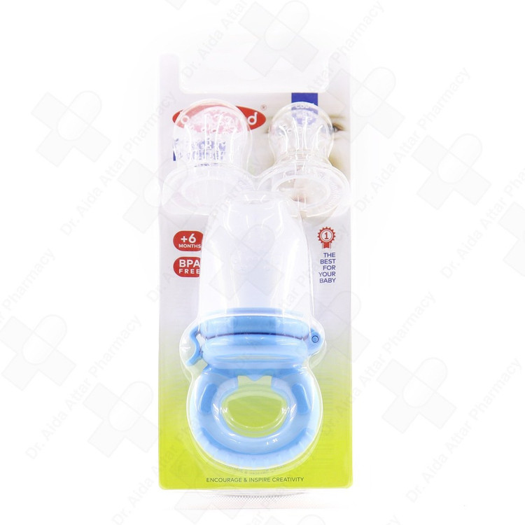 عصاره خوری و میوه خوری بچه سیلیکونی بی بی لند 6 ماه به بالا مدل 285 بیبی لند babyland