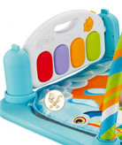 Huanger Musical Baby Play Mat & Piano Gym – Piano Fitness Rack with Hanging Toys, Mirror