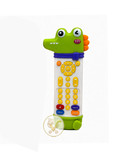 Animal Musical Remote Control Teether Toy – Bear & Crocodile Design with Colorful Buttons, Numbers, Melodies & Bilingual Sound (English, French, Spanish) – Safe & Educational Baby Toy for Infants and Toddlers